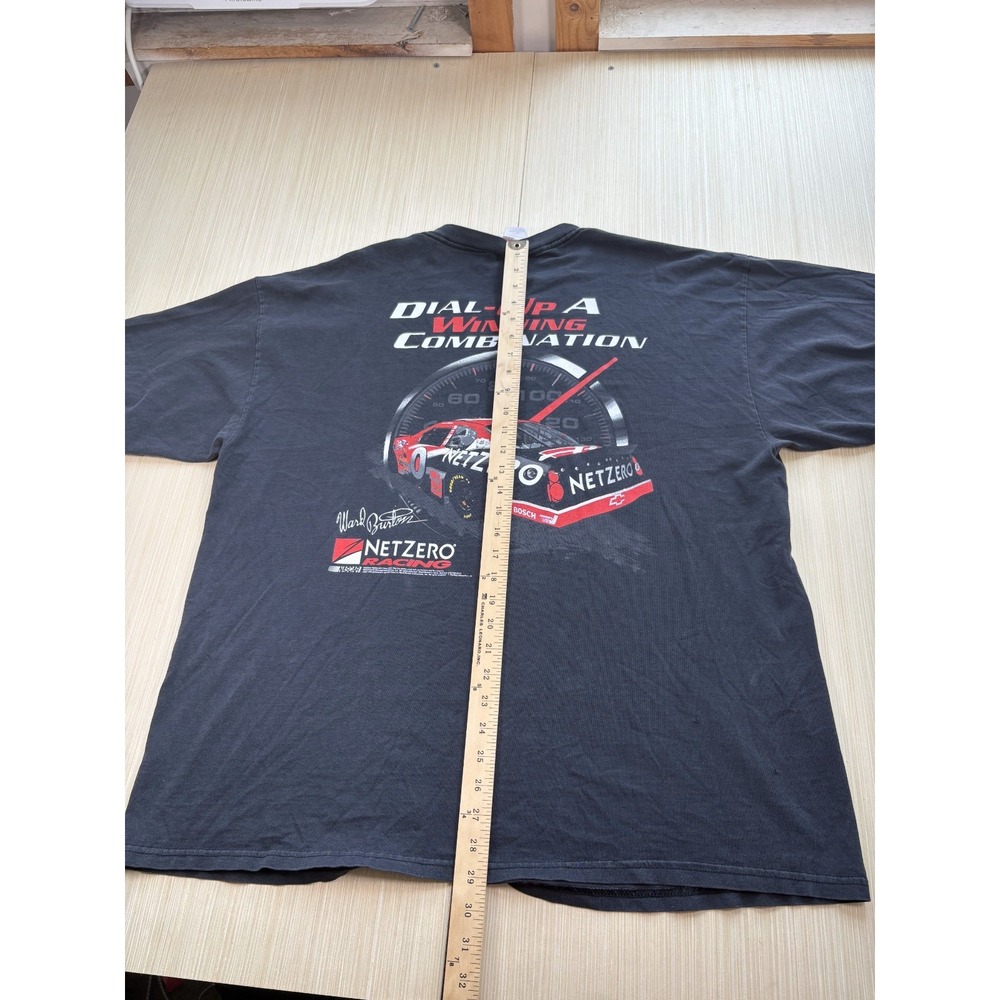 Net‎ Zero Racing Champions Ward Burton T Shirt Mens 2XL Black Graphic Pullover - Picture 4 of 5